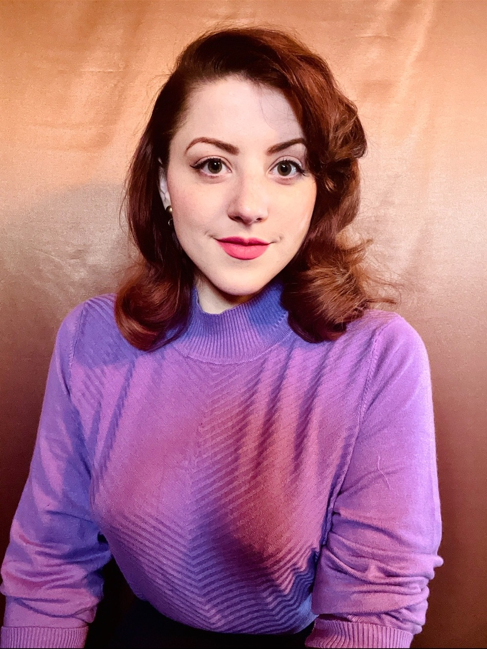 1950s style Lavender Sweater